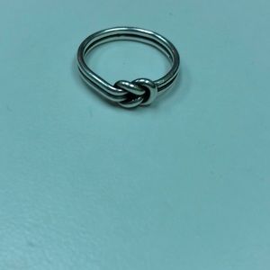 James Avery Lovers knot ring size 7